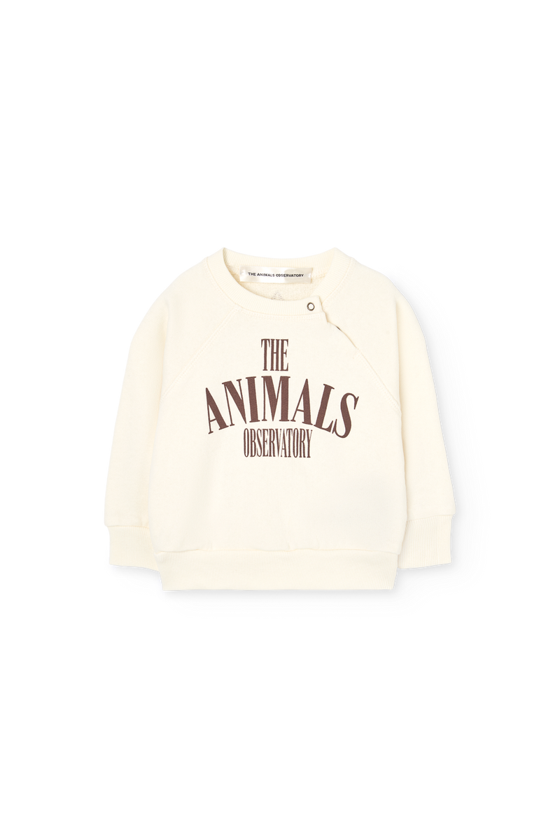 Raw White Jackal Sweatshirt for Baby COVER