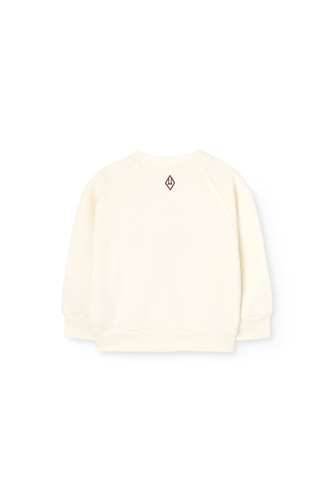 Raw White Jackal Sweatshirt for Baby PRODUCT BACK