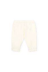 Raw White Sloth Sweatpants for Baby PRODUCT BACK