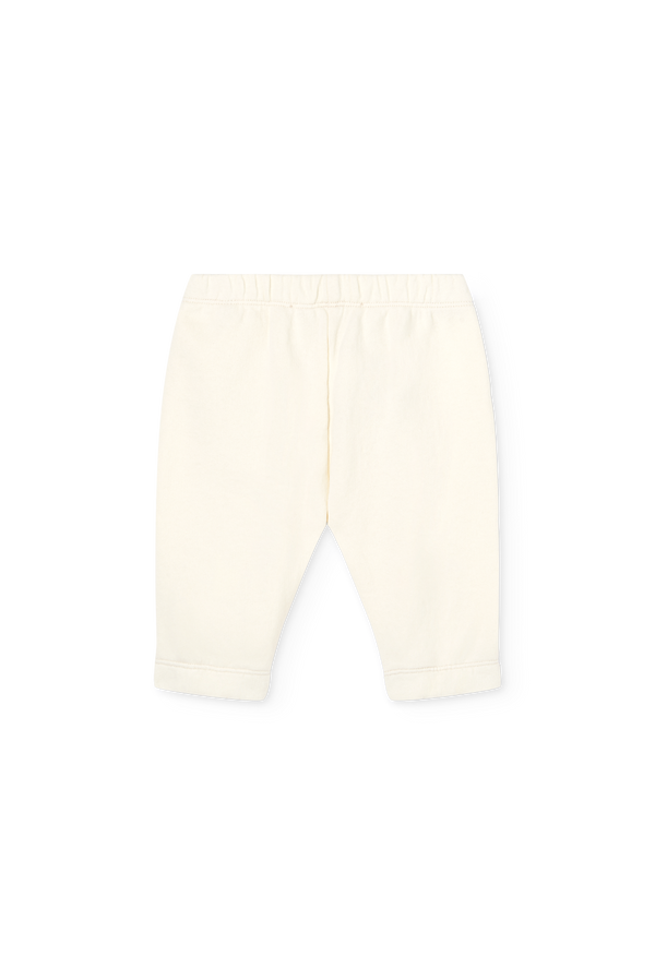 Raw White Sloth Sweatpants for Baby PRODUCT BACK