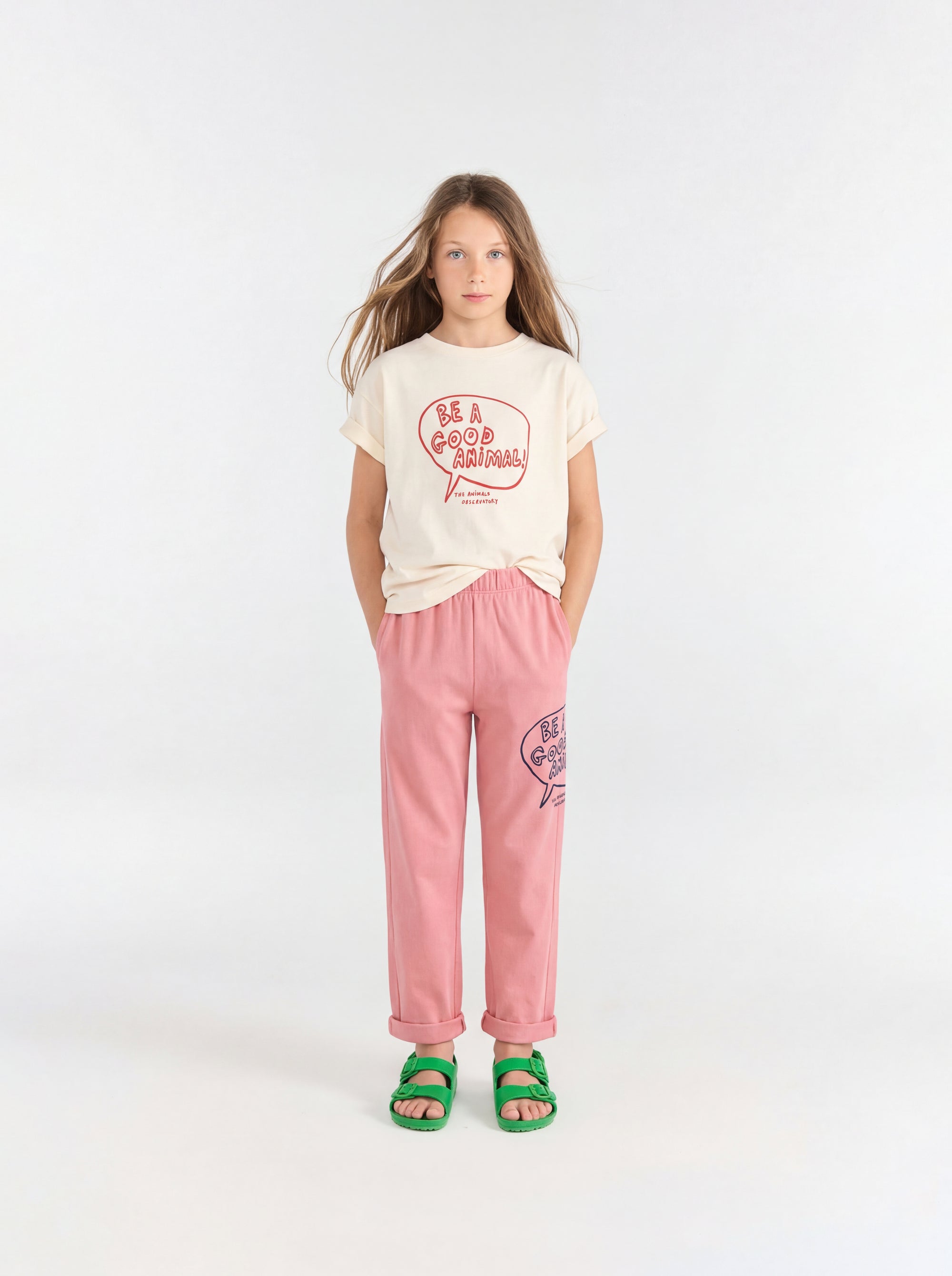 Raw White Collie T-Shirt MODEL FRONT