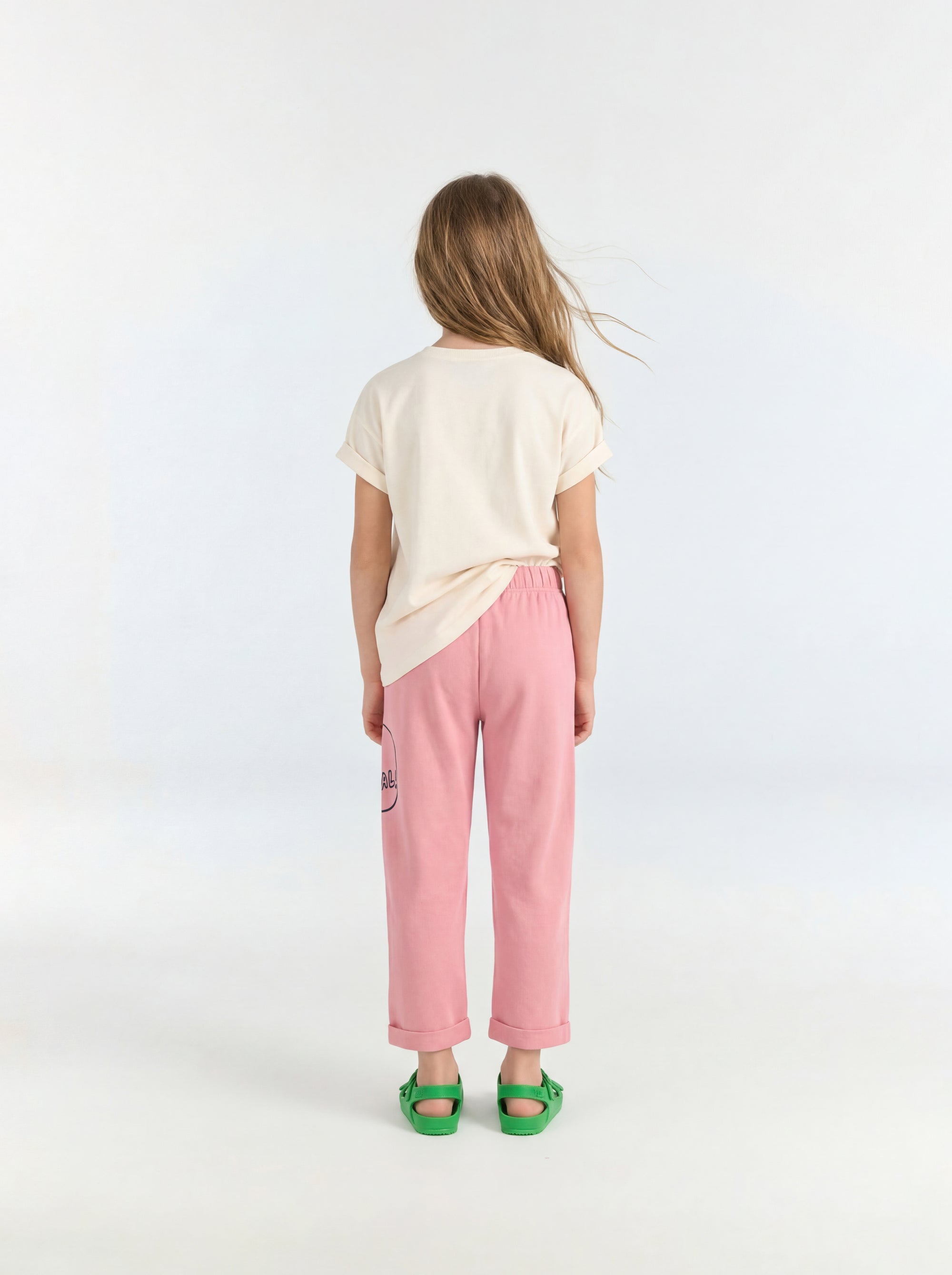 Raw White Collie T-Shirt  MODEL BACK