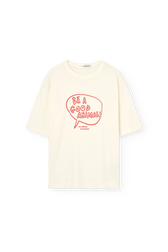 Raw White Collie T-Shirt PRODUCT FRONT