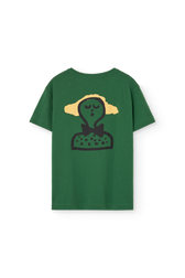 Dark Green Rooster T-Shirt PRODUCT BACK