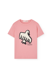 Soft Pink Rooster T-Shirt PRODUCT FRONT