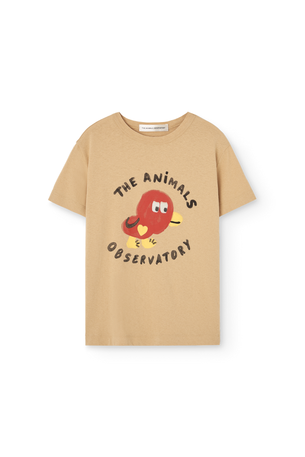 Soft Brown Rooster T-Shirt PRODUCT FRONT