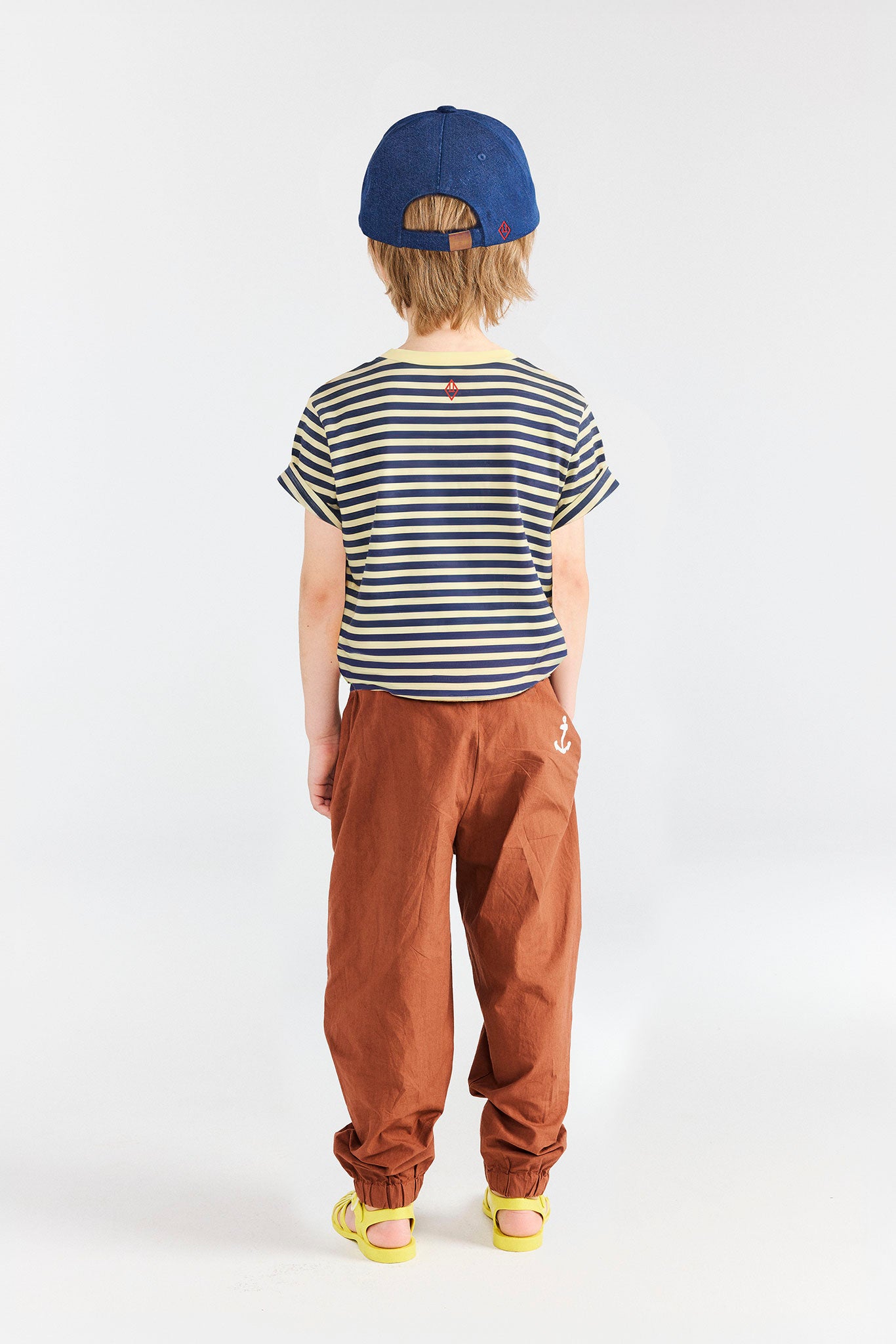 T-Shirt Rooster Vert rayé