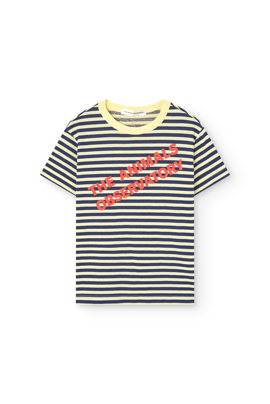 Striped Green Rooster T-Shirt COVER