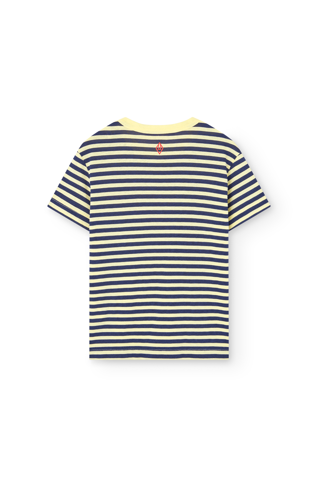 Striped Green Rooster T-Shirt PRODUCT BACK