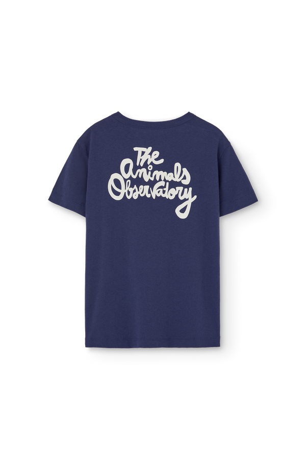 Deep Blue Rooster T-Shirt PRODUCT BACK
