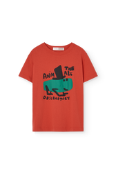 Clay red Rooster T-Shirt PRODUCT FRONT