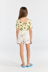 Soft Yellow Crayfish Top MODEL BACK