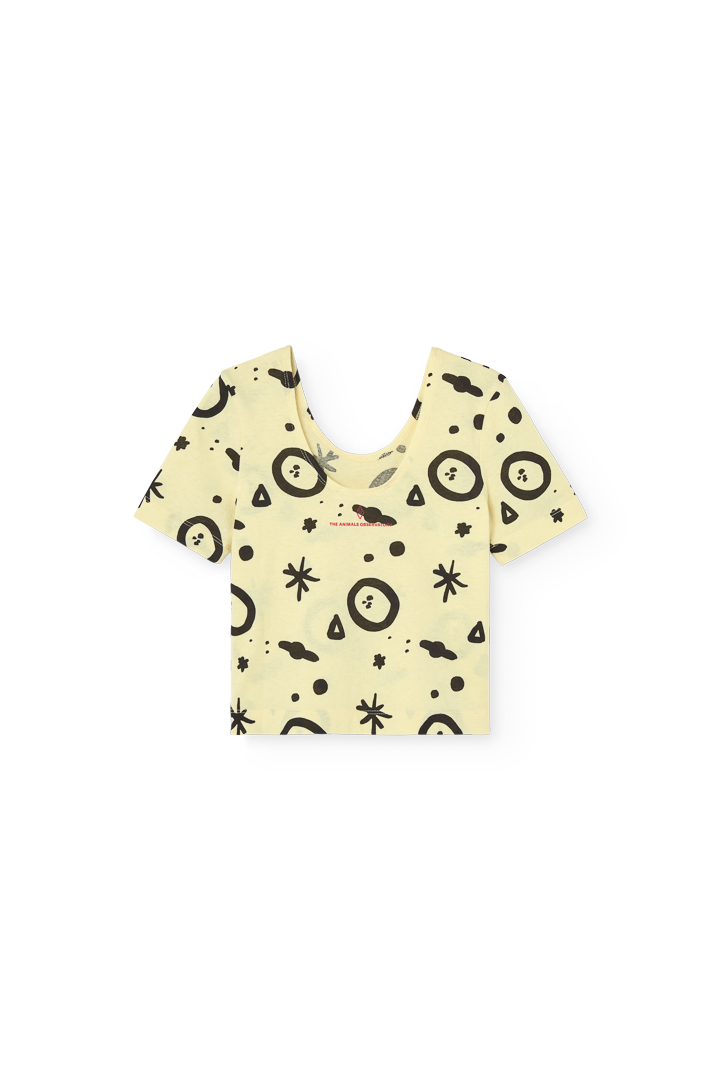 Soft Yellow Crayfish Top PRODUCT BACK