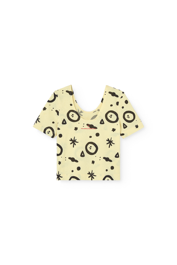 Soft Yellow Crayfish Top PRODUCT BACK