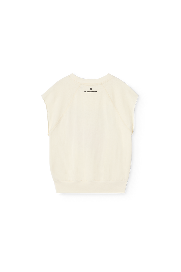Raw White Squab Top PRODUCT BACK