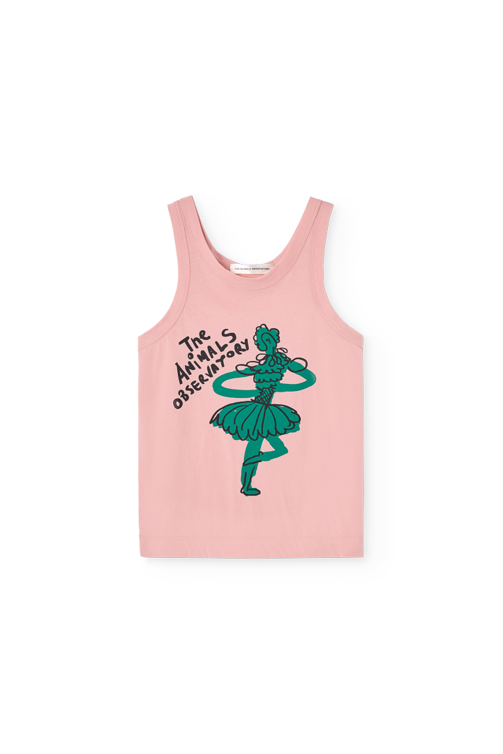 Soft Pink Frog Tank Top