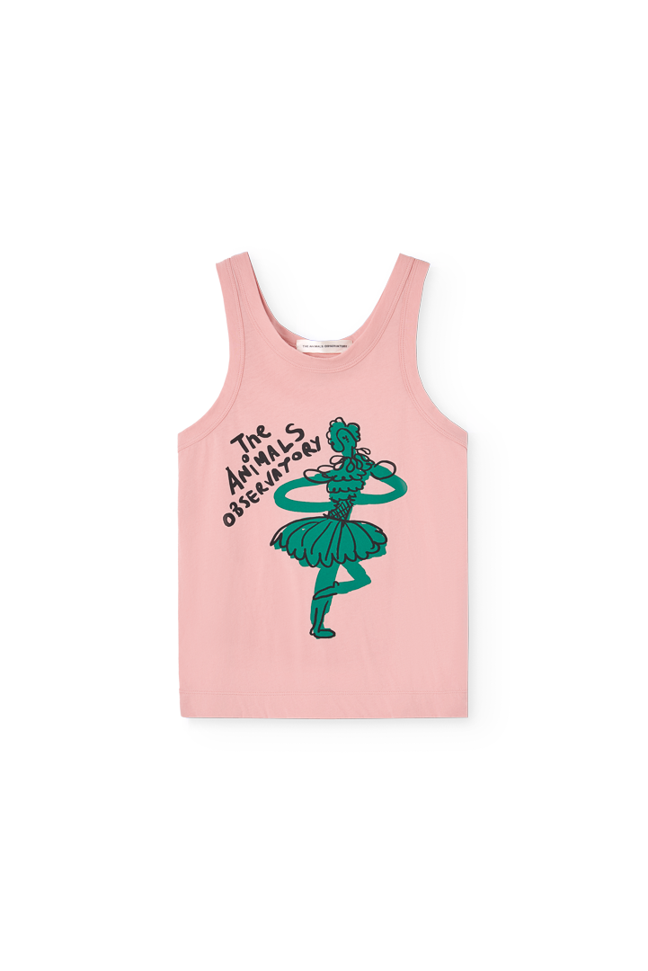Soft Pink Frog Tank Top COVER