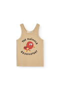 Soft Brown Frog Tank Top