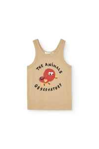 Soft Brown Frog Tank Top COVER
