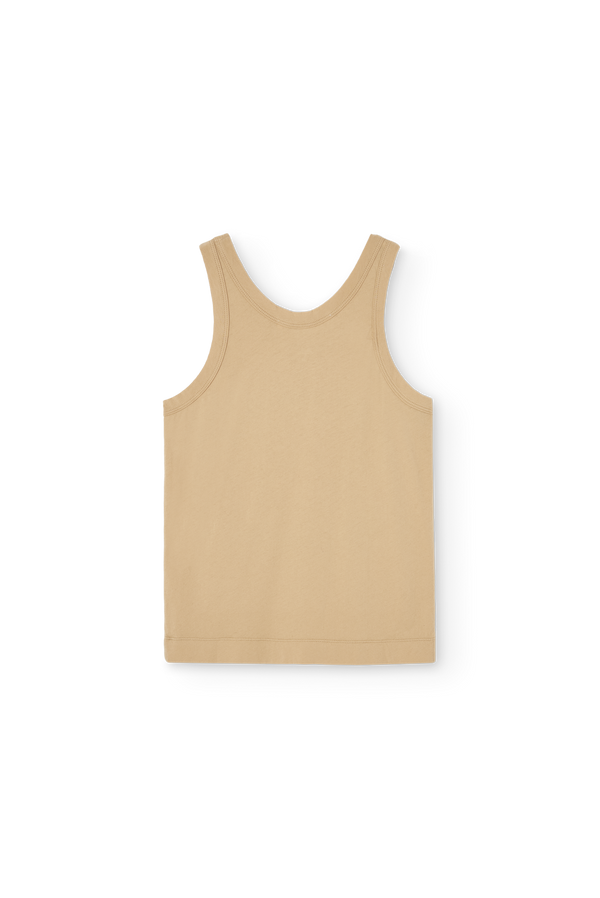 Soft Brown Frog Tank Top PRODUCT BACK