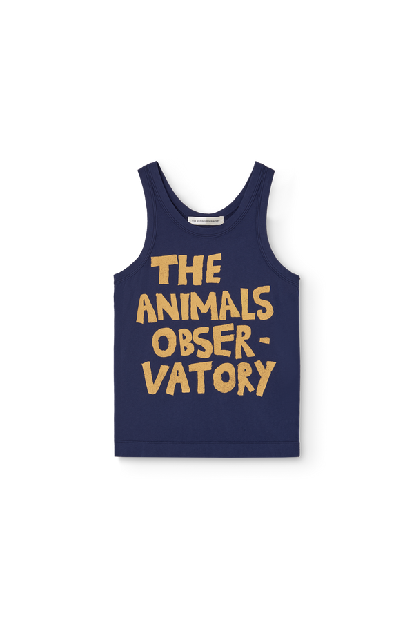 Deep Blue Frog Tank Top PRODUCT FRONT