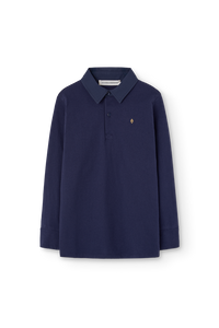 Deep Blue Eel Polo Shirt COVER
