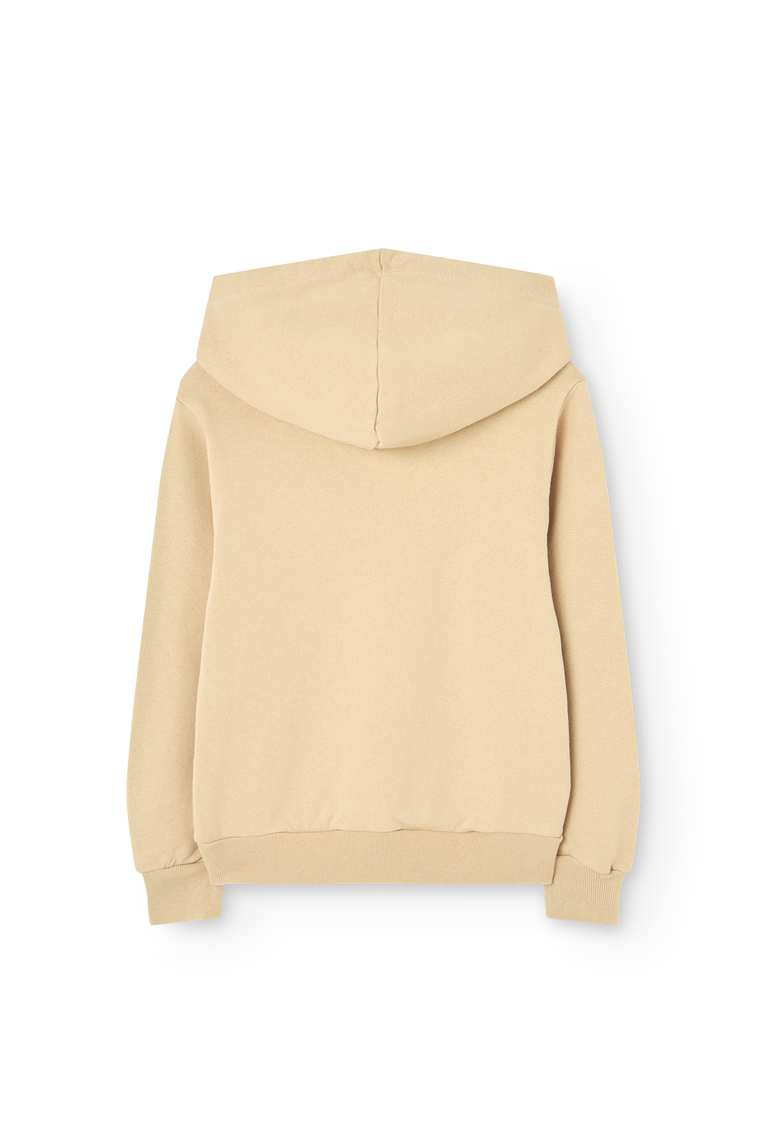 Soft Brown Anglefish Hoodie PRODUCT BACK