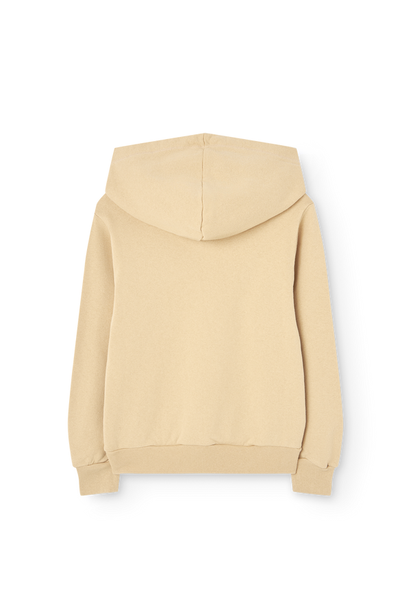 Soft Brown Anglefish Hoodie PRODUCT BACK