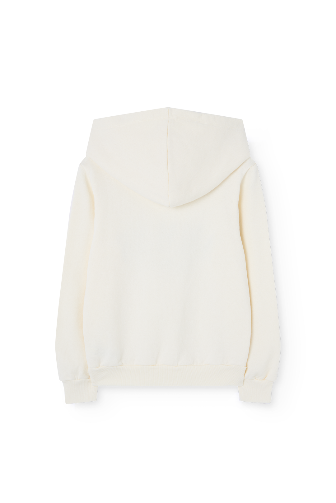Raw White Anglefish Hoodie PRODUCT BACK