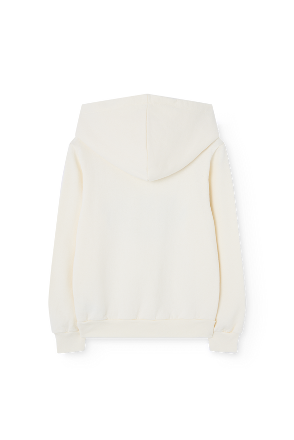 Raw White Anglefish Hoodie PRODUCT BACK