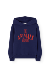 Deep Blue Anglefish Hoodie PRODUCT FRONT