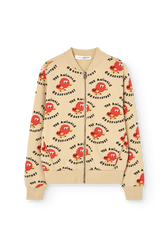 Birds Zebra Track Jacket PRODUCT FRONT