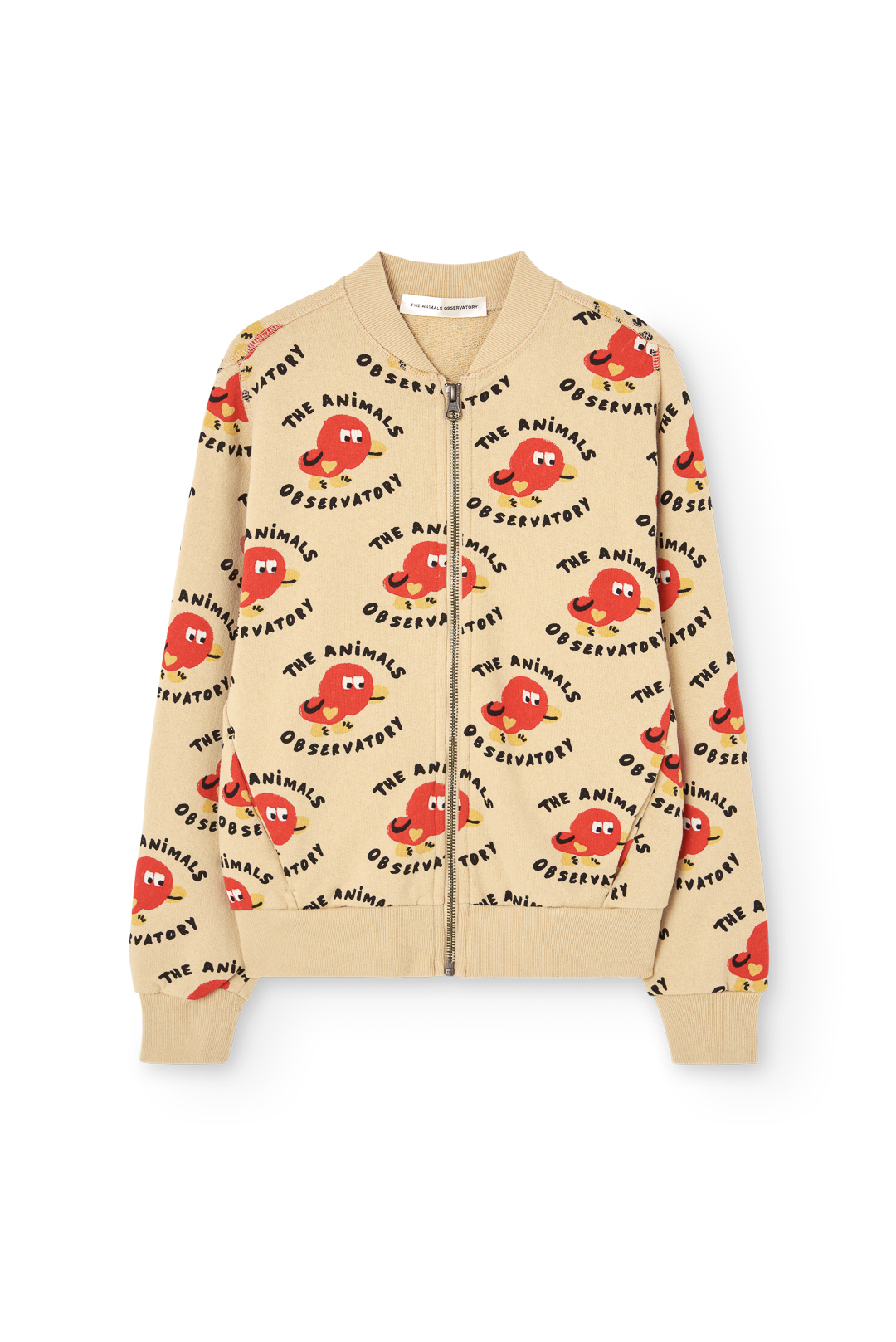 Birds Zebra Track Jacket PRODUCT FRONT