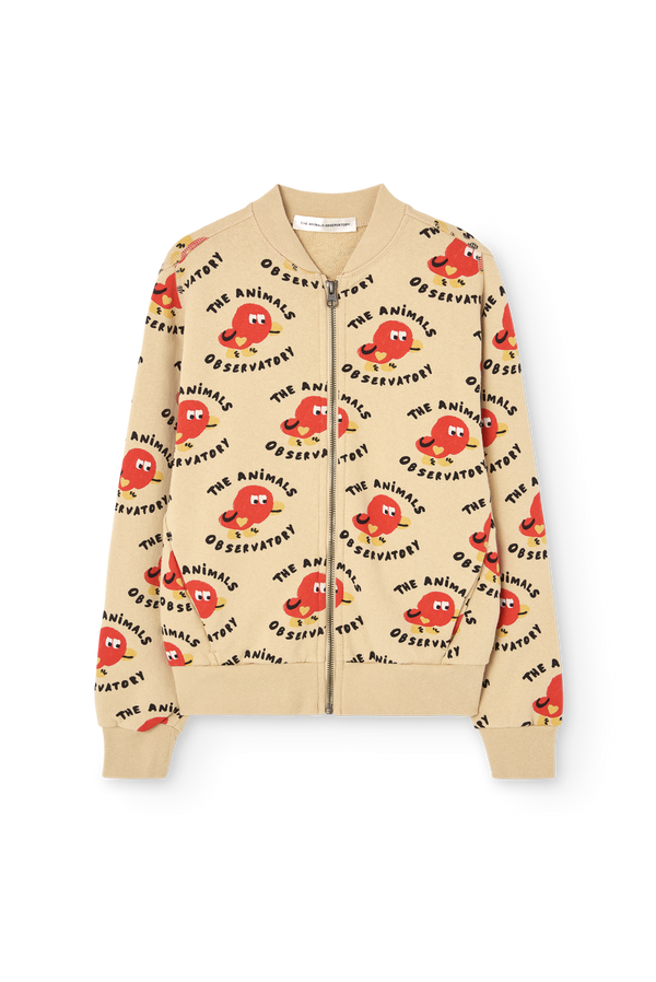 Birds Zebra Track Jacket PRODUCT FRONT