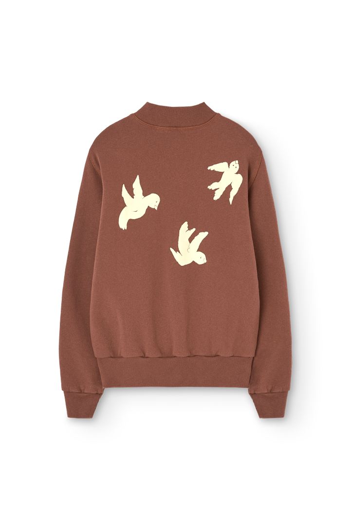 Brown Zebra Track Jacket PRODUCT BACK