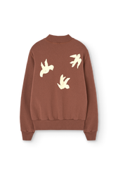 Brown Zebra Track Jacket PRODUCT BACK