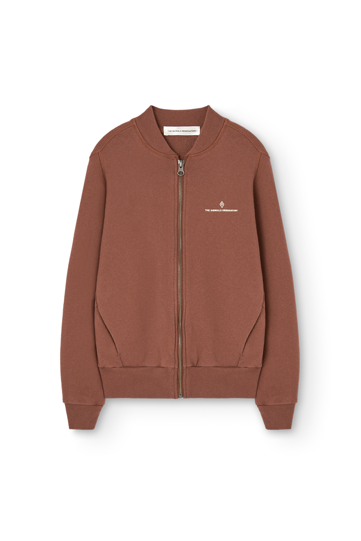 Brown Zebra Track Jacket PRODUCT FRONT