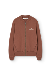 Brown Zebra Track Jacket PRODUCT FRONT