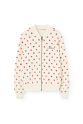 Raw White Zebra Track Jacket