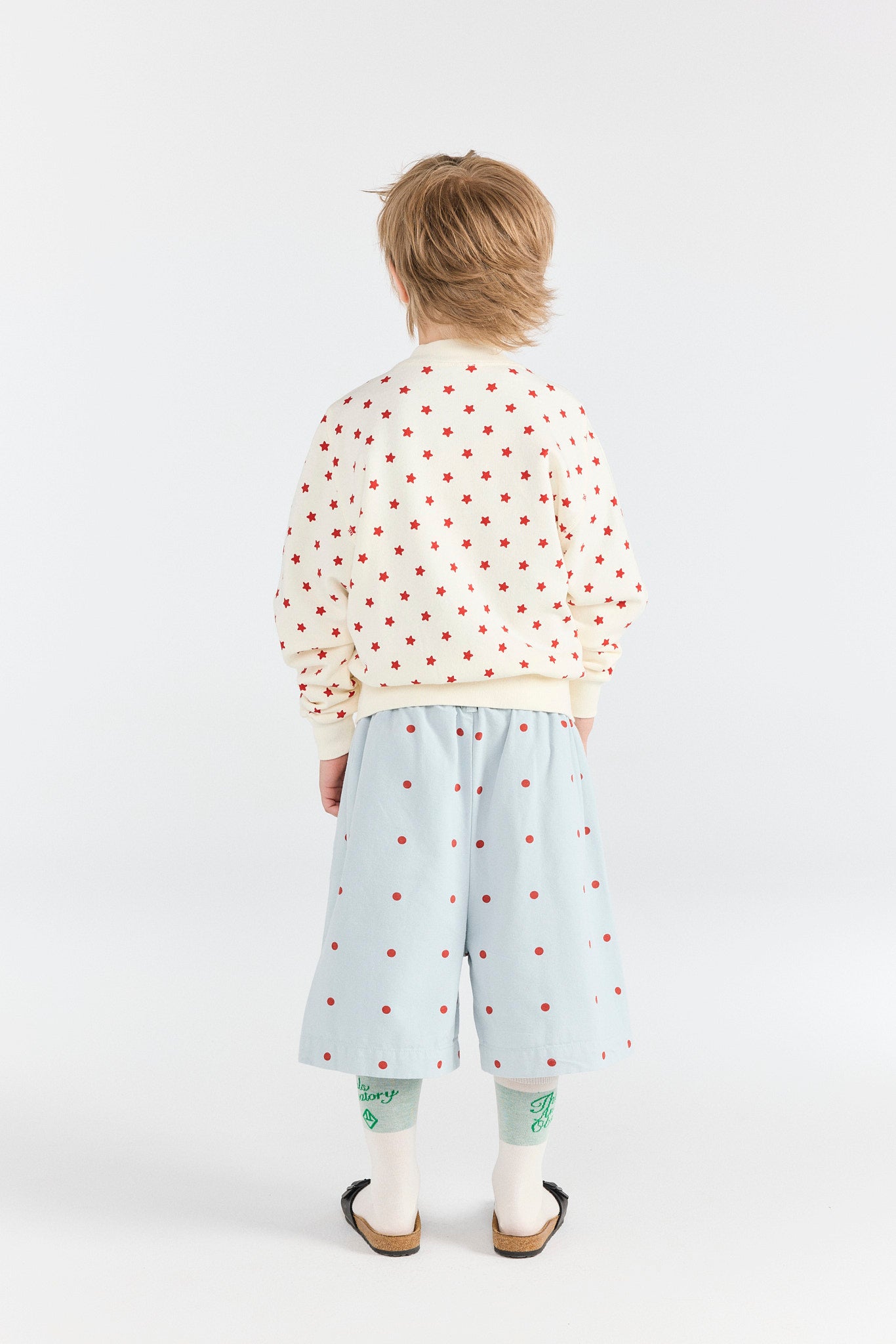 Raw White Zebra Track Jacket MODEL BACK