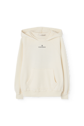 Raw White Beaver Hoodie PRODUCT FRONT