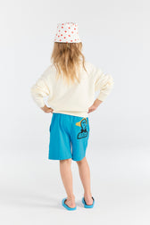 Raw White Bear Sweatshirt MODEL BACK