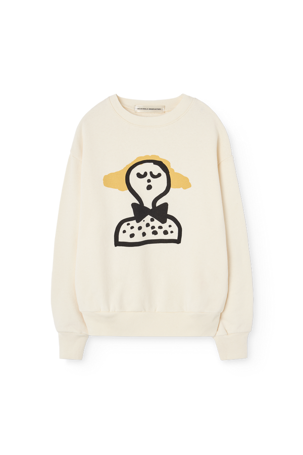 Raw White Bear Sweatshirt PRODUCT FRONT