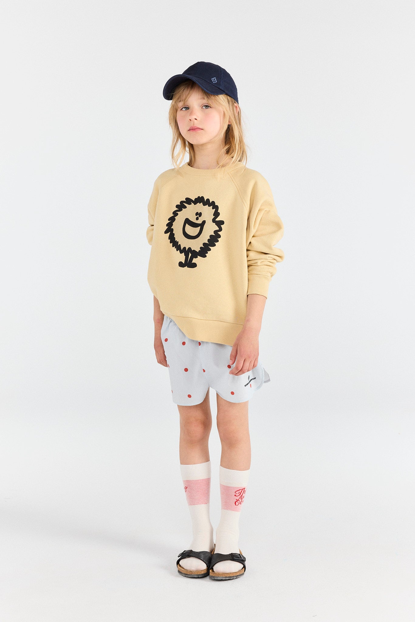 Soft Brown Shark Sweatshirt MODEL FRONT