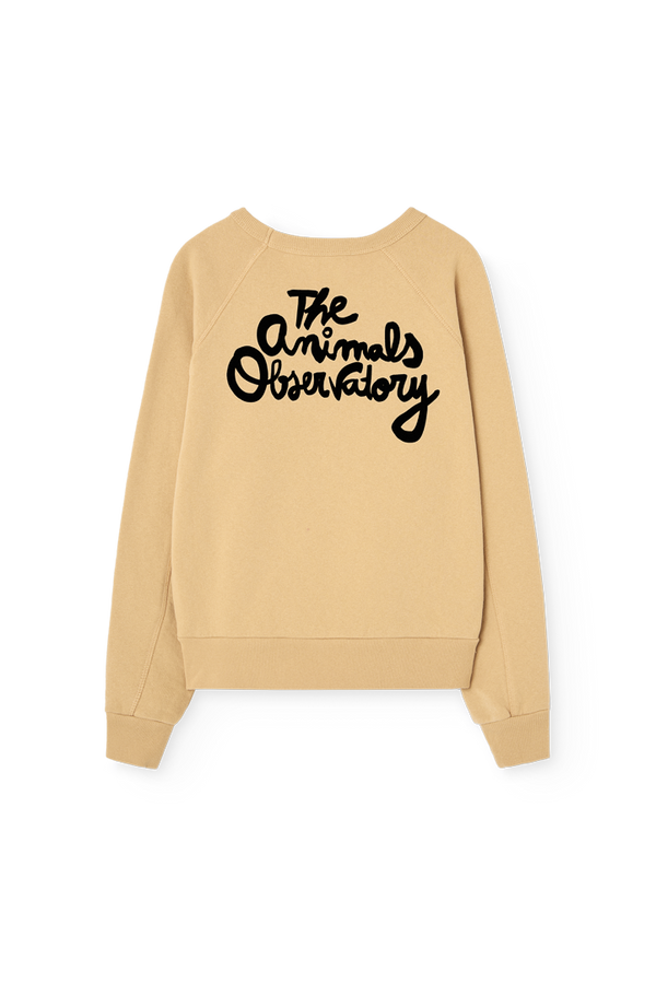 Soft Brown Shark Sweatshirt PRODUCT BACK