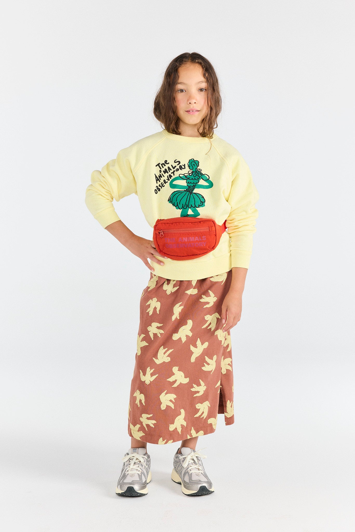 Ballerina Shark Sweatshirt MODEL FRONT