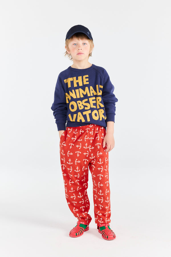 Deep Blue Shark Sweatshirt MODEL FRONT