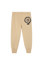 Soft Brown Panther Sweatpants PRODUCT BACK