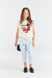 Polka dots Panther Sweatpants MODEL FRONT