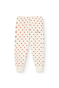 Raw White Panther Sweatpants COVER